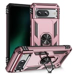 Google Pixel 8      Military Armour Ring Case    RoseGold