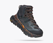 HOKA ONE ONE Tennine Hike GTX Unisex Adult Hiking Shoes, Blue Graphite Persimmon Oran, 7 UK