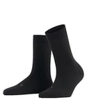 FALKE Women's Stabilizing Wool Everyday W SO Merino Plain 1 Pair Socks, Black (Black 3000), 7-8