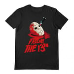 Friday The 13th Unisex Adult Mask T-Shirt - M