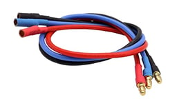 YUNIQUE GREEN-CLEAN-POWER - Câble de Rallonge 16AWG 30cm Banana 3.5mm | Connecteur Solide pour Voitures RC, Bateaux, Hélicoptères RC, Batterie Lipo | Fil en Silicone de Haute Qualité, Multicolore, PVC