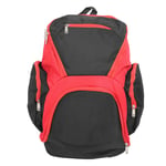 Basketball Backpack Black Red With Multiple Storage Pockets Compartments Bag