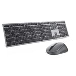 DELL KM7321W Clavier RF sans Fil + Bluetooth QWERTZ Allemand Gris, Titane