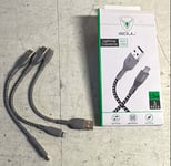 15cm iPhone Charger, Short iPhone Cable 3 Pack Braided Short iPhone Charger