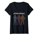 Star Wars Rise Of Skywalker Troopers On Guard T-Shirt avec Col en V