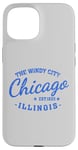 Coque pour iPhone 15 Vintage Retro Love Chicago Illinois Windy City est une ville créée en 1833