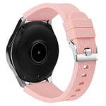 Samsung Galaxy Watch 46mm - Silikon armband 22mm Passar handled omkrets 135-235mm Pink