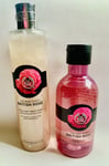 The Body Shop British Rose Shower Gel & Petal Bath Foam 250ml Christmas Gift Set