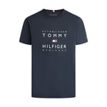 Tommy Hilfiger Established Stacked T-Shirt | Desert Sky | Extra Large XL