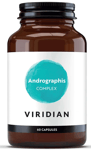 Viridian Andrographis Complex Vitamin C and Zinc 60 Capsules Vegan Palm Oil Free