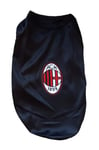 AC Milan Only4fan S.r.l. ACMPETSHIRTS, T-Shirt pour Chiens et Chats Unisexe Adultes, Noir, S