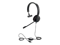 Jabra Evolve 20 Uc Mono - Headset - På Örat - Kabelansluten - Usb-C, Usb-A - Ljudisolerande - Alcatel-Lucent-Certifierad, Avaya-Certifierad, Certifierad För Microsoft-Teams, Cisco Certified, Unify-Certifierad