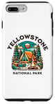 Coque pour iPhone 7 Plus/8 Plus Randonnée familiale en plein air dans le parc national de Yellowstone Forest