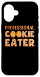 Coque pour iPhone 16 Professional Cookie Eater Biscuits de pain d'épice