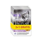 Kattfoder Purina Pro Plan Junior Turkiet 4 x 85 g