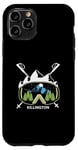 Coque pour iPhone 11 Pro Killington Vermont Masque de ski Motif montagne