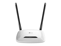 Tp-Link Tl-Wr841n, Wi-Fi 4 (802.11N), Singel-Band (2,4 Ghz), Nätverksansluten (Ethernet), Svart, Vit, Bordsrouter