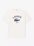 Lacoste Cotton Regular Fit Logo T-Shirt, White