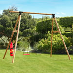 Soulet Galdar Wooden Garden Swing Set with Boxing Bag