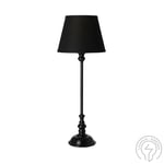 Ester Bordslampa Stor Svart/Svart Lampskärm 55cm