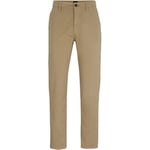 Pantalon BOSS  Satin Chino Beige