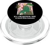 T-shirt mignon pour enseignant « It's a Beautiful Day to Teach Little Humans » PopSockets PopGrip pour MagSafe