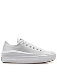 Converse Womens Move Ox Trainers - White, White, Size 3, Women