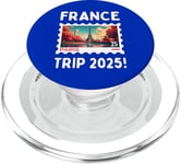 Tour Eiffel 2025 assortie en France PopSockets PopGrip pour MagSafe