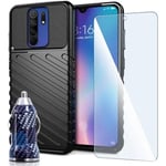 Pack Coque + Verre Trempé + Chargeur Voiture Pour Xiaomi Redmi 9 2020