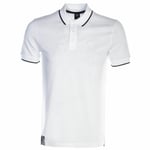 New Hugo BOSS mens white paddy golf club pro regular fit polo t-shirt top XXL