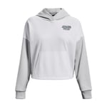 Women's Under Armour Armour Fleece Pullover Hoodie in White