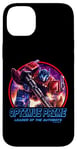 Coque pour iPhone 14 Plus Transformers War For Cybertron Optimus Prime Leader Poster