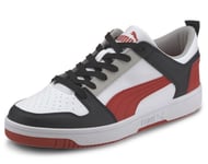 PUMA REBOUND LAYUP LO SL MENS TRAINERS WHITE AND RED 369866 09 UK SIZE 7.5 BNIB