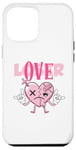 Coque pour iPhone 15 Plus Pink Drip Heart Loser Lover