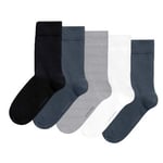 Björn Borg Strumpor 5P Essential Ankle Sock Blå/Grå Strl 36/40 Herr