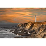 Papier Peint Photo INTISSÉ-(205014)-PANORAMA DU PHARE-300x223cm-6 lés-Mural Poster Géant XXL-Beach Mer Océan Nature Jungle Forêt