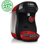 Machine à café multi-boissons - BOSCH - TASSIMO - T10 Happy rouge - 1400 W