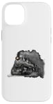 Coque pour iPhone 14 Plus Locomotive à vapeur Train Train Train Big-Boy Train 4014