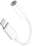 Adaptateur Iphone [Certifié Mfi]Adaptateur Jack Iphone/Lightning To Jack 3,5 Mm Adaptateur Casque Auxiliaire Dongle Audio Convertisseur Pour Iphone 14/14 Pro/14 Pro Max/13/13Pro/12/11/Xs/Xr/X/8P/8/7