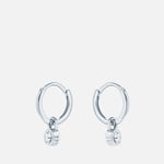 Ted Baker Sinallaa Silver-Tone Crystal Huggie Hoops