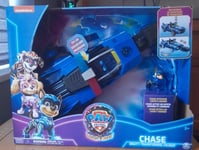 PAW Patrol The Mighty Movie Chase Transforming Cruiser Vehicle with Figure New