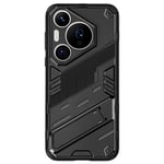 Avizar Case for Huawei Pura 70 Anti-shock kickstand support, Black