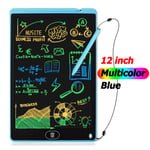 Tablette graphique numérique à écran LCD pour enfants,tableau d'écriture,tablette à dessin,bloc-notes électronique,jouets cadeaux,8.5 pouces,12 pouces - Type Blue 12in color