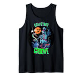 Funny Zombie Snake Charmer Graveyard Groove Halloween Tank Top