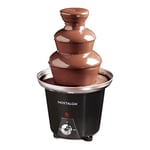 Nostalgia 3 Tier Electric Chocolate Fondue Fountain Machine for Parties - Melts Cheese, Queso, Candy, and Liqueur Dip Strawberries, Apple Wedges, Vegetables, and More, 936 ml Capacity, Stainless Steel