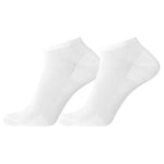 Egtved Strømper 2P Cotton Footie Sock Hvit Str 40/45