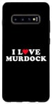 Galaxy S10+ I Love Murdock Matching Girlfriend & Boyfriend Murdock Name Case