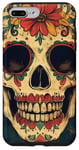 iPhone 7 Plus/8 Plus Skull Mexican Sugar Skull art Sugar skull Floral Case