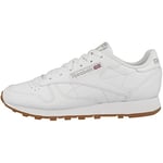 Reebok Classic Leather, Basket Homme, Ftwr White Pure Grey 3 Reebok Rubber Gum 03, 40.5 EU