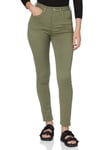 Lee Women's Scarlett Ultra High Body Optix Skinny Jeans in GREEN 27W / 33L